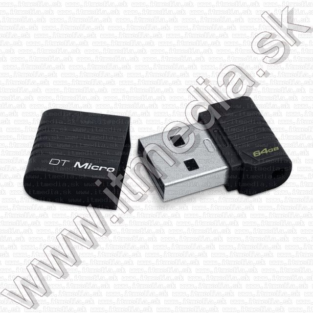 Image of Kingston USB pendrive 64GB *DT Micro* Black (IT9747)